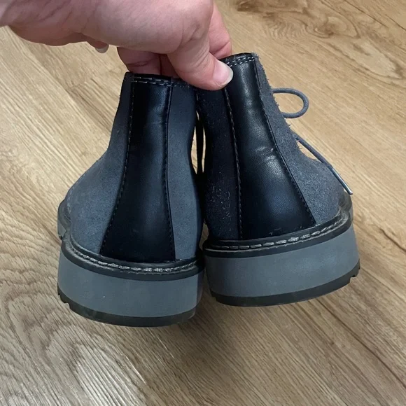 Calvin Klein Men's Dark Gray Suede Boots - Picture 2 of 6